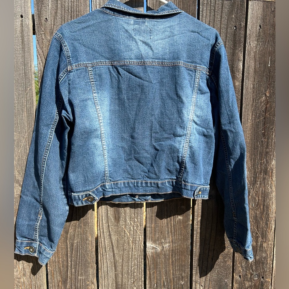 New Look Dark Blue Denim Jacket - Picture 3 of 3